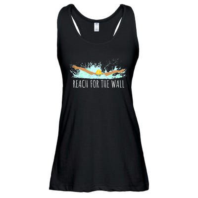 Swimming Swim Team Gift For A Swimmer Ladies Essential Flowy Tank