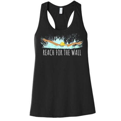 Swimming Swim Team Gift For A Swimmer Women's Racerback Tank