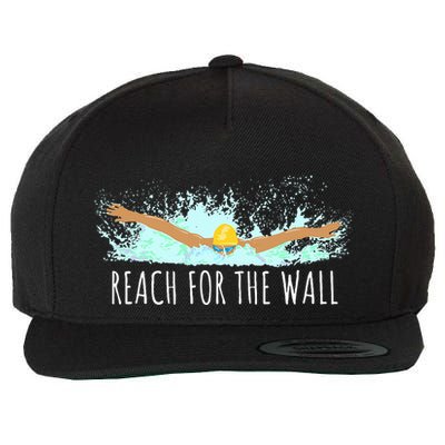 Swimming Swim Team Gift For A Swimmer Wool Snapback Cap