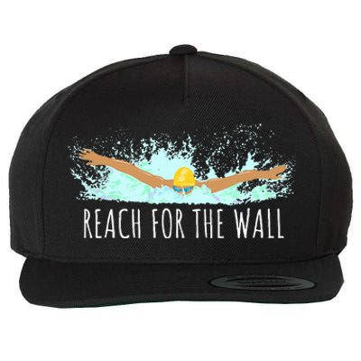 Swimming Swim Team Gift For A Swimmer Wool Snapback Cap