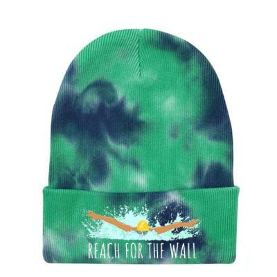 Swimming Swim Team Gift For A Swimmer Tie Dye 12in Knit Beanie