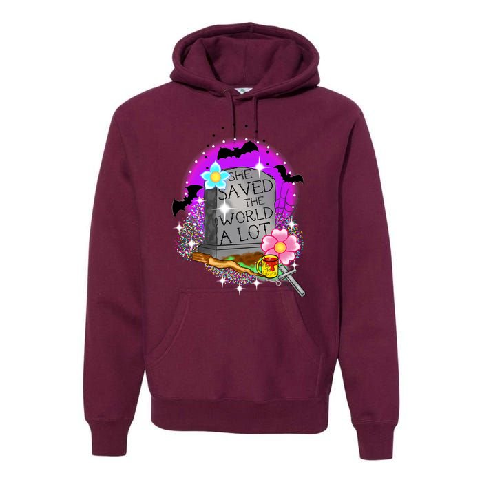 She Saved The World Premium Hoodie