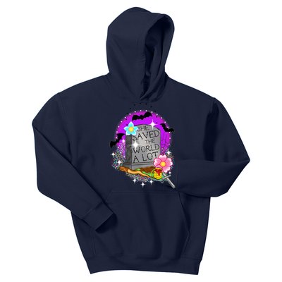 She Saved The World Kids Hoodie