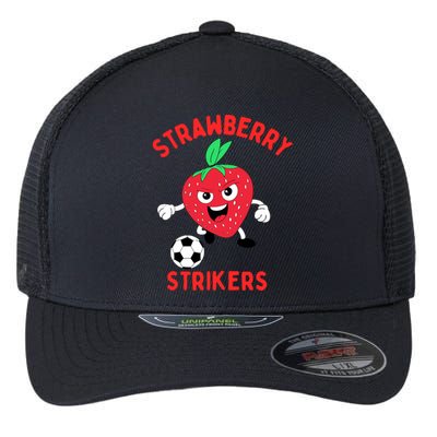 Strawberry Soccer Team Flexfit Unipanel Trucker Cap