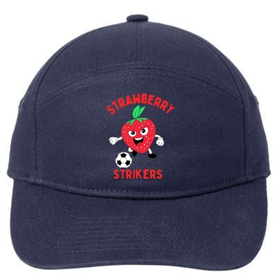 Strawberry Soccer Team 7-Panel Snapback Hat