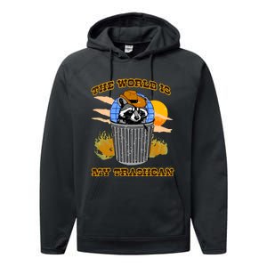 Shithead Steve The World Is My Trashcan Performance Fleece Hoodie