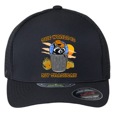 Shithead Steve The World Is My Trashcan Flexfit Unipanel Trucker Cap