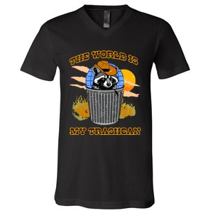 Shithead Steve The World Is My Trashcan V-Neck T-Shirt