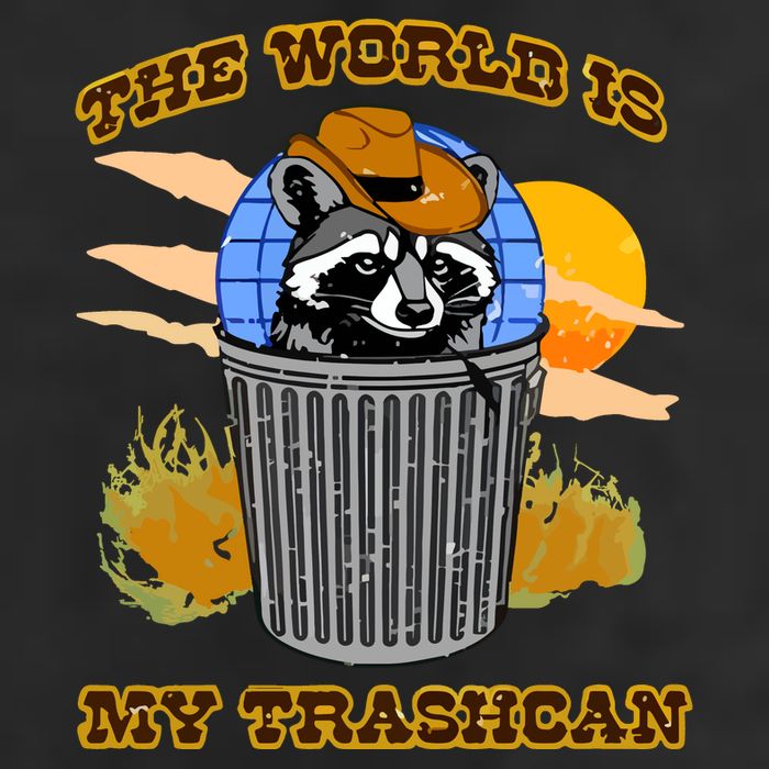 Shithead Steve The World Is My Trashcan Adult Drive Performance Visor