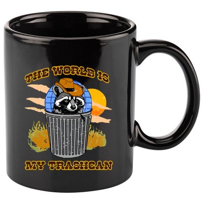 Shithead Steve The World Is My Trashcan 11oz C Handle Ceramic Mug