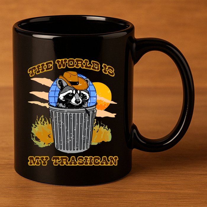 Shithead Steve The World Is My Trashcan 11oz C Handle Ceramic Mug