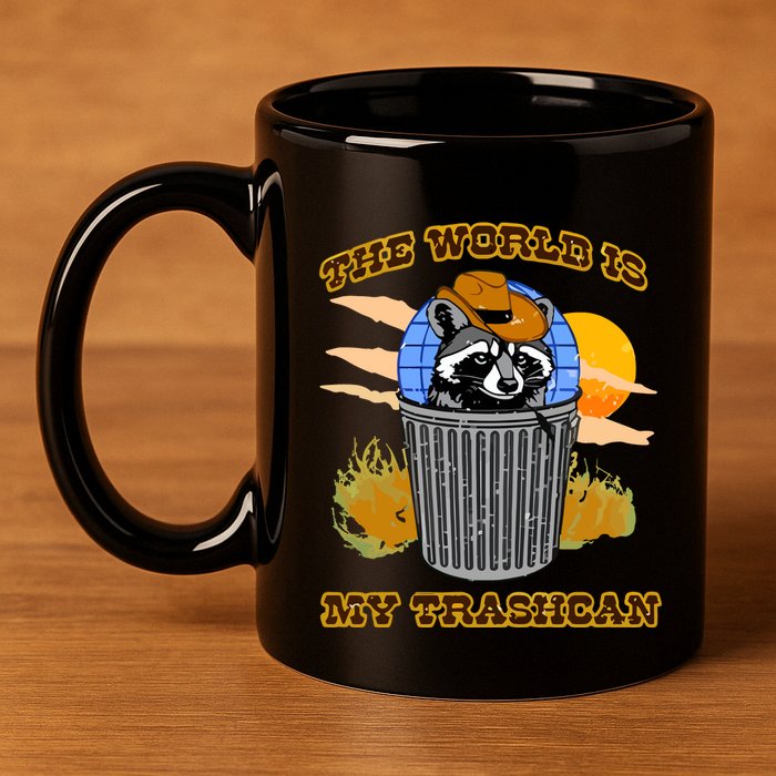 Shithead Steve The World Is My Trashcan 11oz C Handle Ceramic Mug