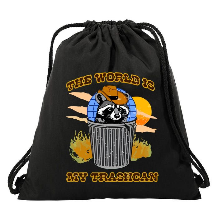 Shithead Steve The World Is My Trashcan Drawstring Bag
