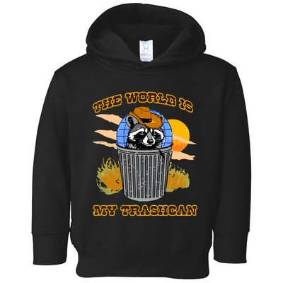 Shithead Steve The World Is My Trashcan Toddler Hoodie