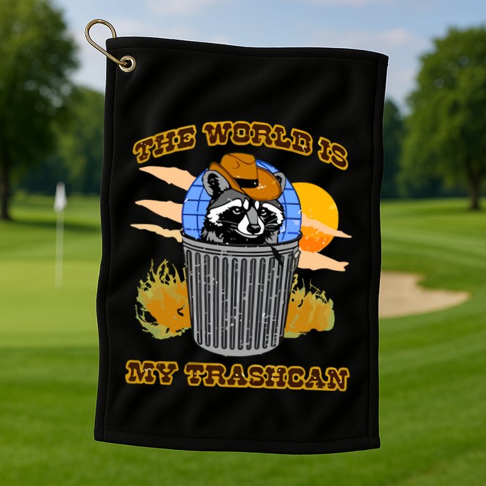 Shithead Steve The World Is My Trashcan Golf Towel
