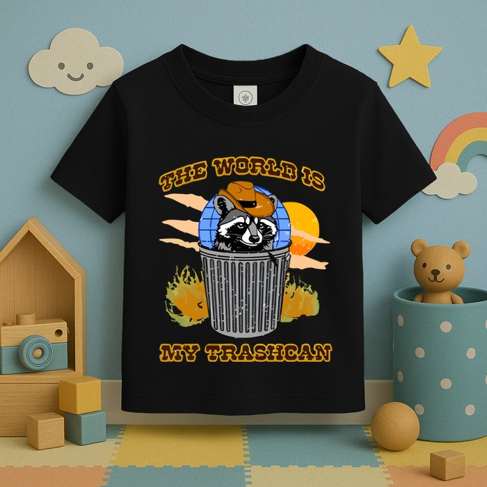 Shithead Steve The World Is My Trashcan Toddler T-Shirt