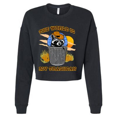 Shithead Steve The World Is My Trashcan Cropped Pullover Crew