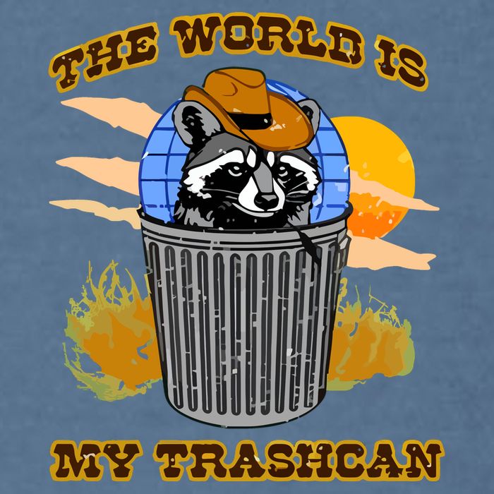Shithead Steve The World Is My Trashcan Garment-Dyed Sweatshirt