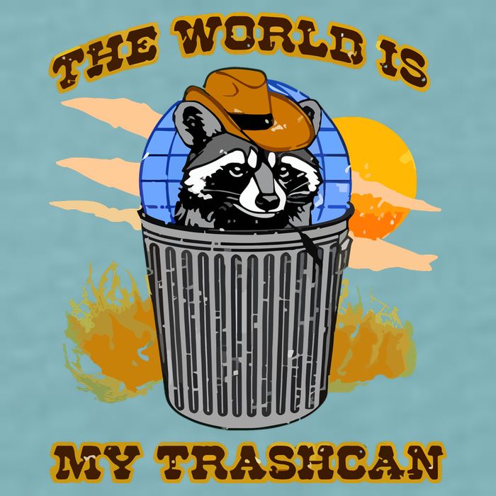 Shithead Steve The World Is My Trashcan Sueded Cloud Jersey T-Shirt
