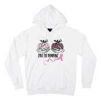 Skeleton Save The Pumpkins Pink Ribbon Breast Cancer Hoodie