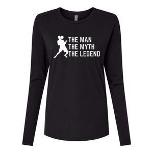 Scott Sterling The Man The Myth The Legend Womens Cotton Relaxed Long Sleeve T-Shirt