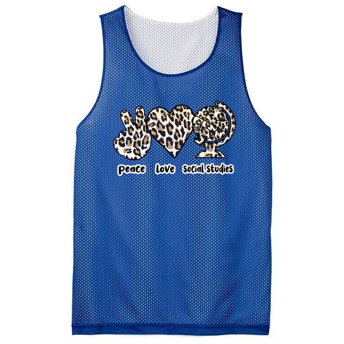 Social Studies Teacher Appreciation Cool Gift Mesh Reversible Basketball Jersey Tank