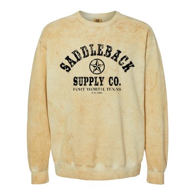 Saddleback Supply The Lone Star Colorblast Crewneck Sweatshirt