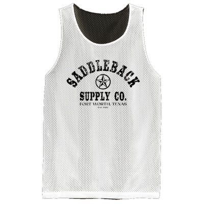 Saddleback Supply The Lone Star Mesh Reversible Basketball Jersey Tank