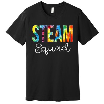 STEAM Squad Tie Dye Appreciation Day Hello Back To School Premium T-Shirt