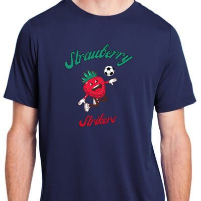 Strawberry Soccer Team Strawberry Strikers Adult ChromaSoft Performance T-Shirt