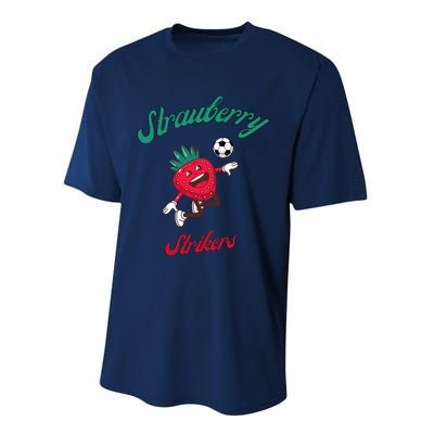 Strawberry Soccer Team Strawberry Strikers Performance Sprint T-Shirt