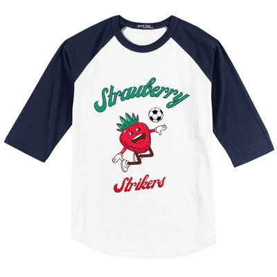 Strawberry Soccer Team Strawberry Strikers Baseball Sleeve Shirt