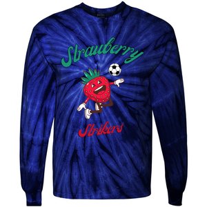 Strawberry Soccer Team Strawberry Strikers Tie-Dye Long Sleeve Shirt