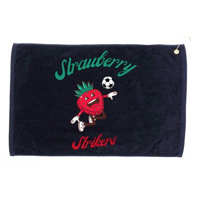 Strawberry Soccer Team Strawberry Strikers Grommeted Golf Towel