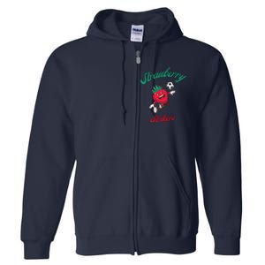 Strawberry Soccer Team Strawberry Strikers Full Zip Hoodie