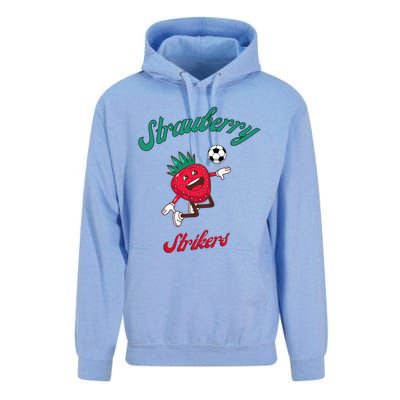 Strawberry Soccer Team Strawberry Strikers Unisex Surf Hoodie