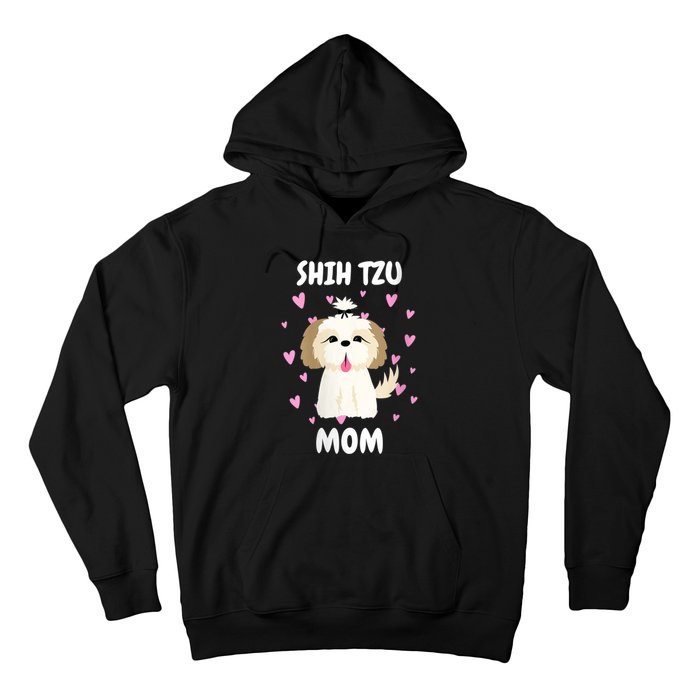 S Shih Tzu Mom Mummy Mama Mum Mommy MotherS Day Mother Owner Vneck Hoodie