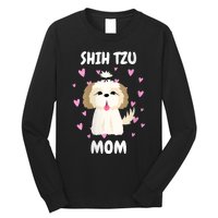 S Shih Tzu Mom Mummy Mama Mum Mommy MotherS Day Mother Owner Vneck Long Sleeve Shirt