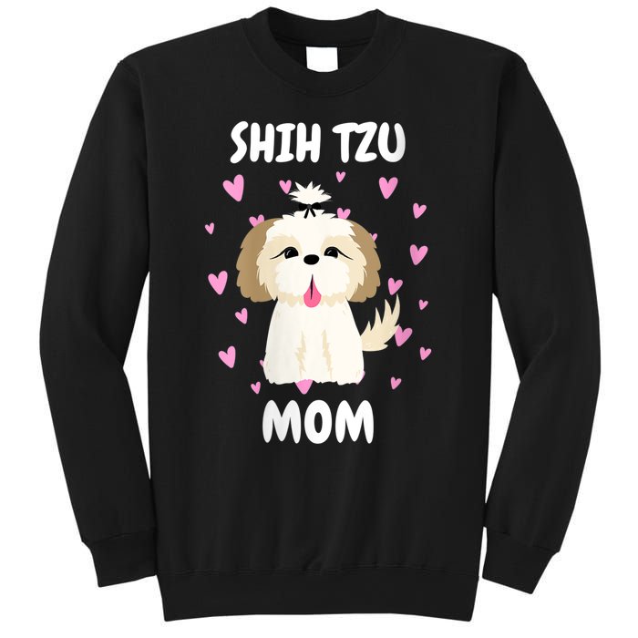 S Shih Tzu Mom Mummy Mama Mum Mommy MotherS Day Mother Owner Vneck Sweatshirt