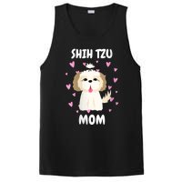 S Shih Tzu Mom Mummy Mama Mum Mommy MotherS Day Mother Owner Vneck PosiCharge Competitor Tank