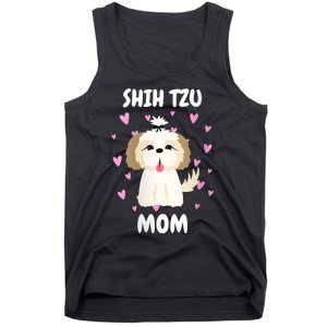 S Shih Tzu Mom Mummy Mama Mum Mommy MotherS Day Mother Owner Vneck Tank Top