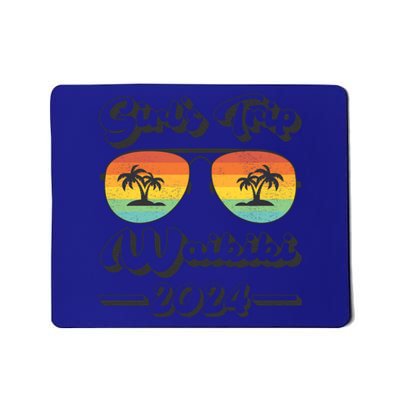 Summer Sunglass Trip 2024 Hawaii Waikiki Beach Gift Mousepad