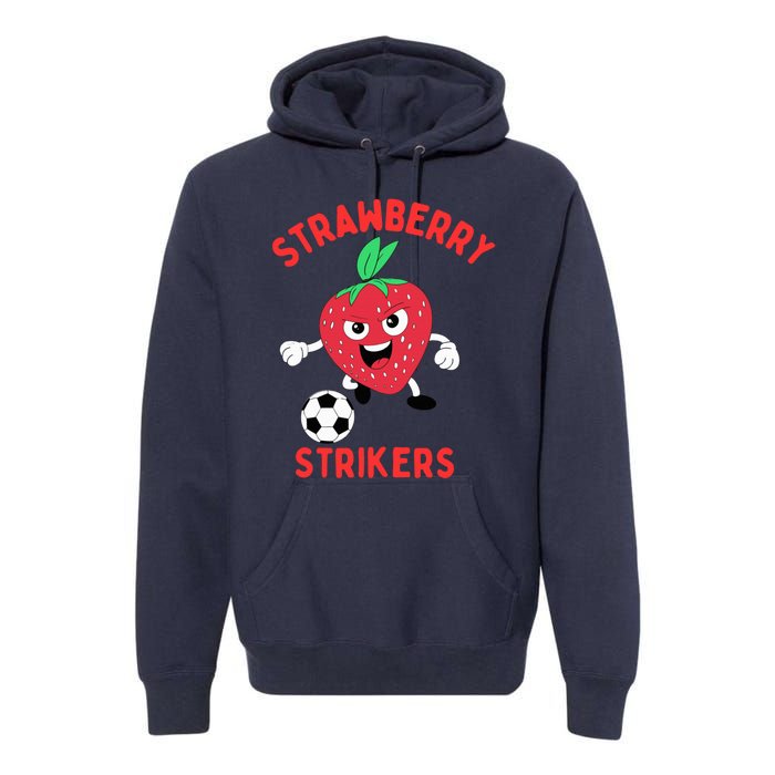 Strawberry Soccer Team Premium Hoodie