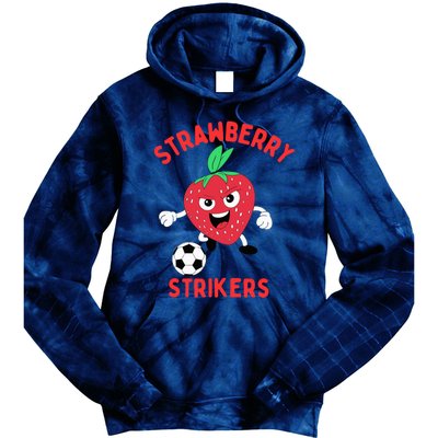 Strawberry Soccer Team Tie Dye Hoodie