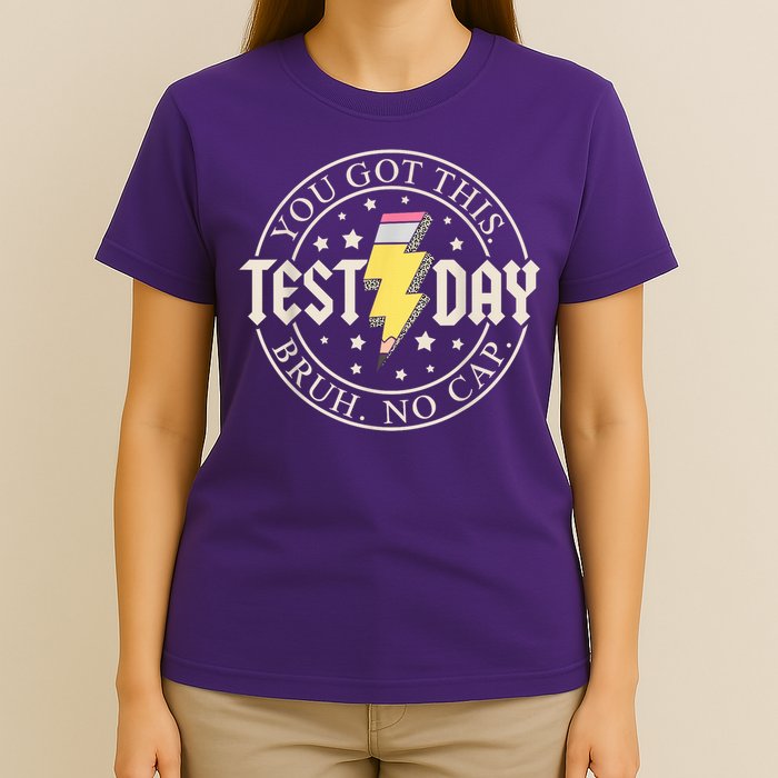 Staar State Testing Day Motivation You Got This Bruh No Cap T-Shirt