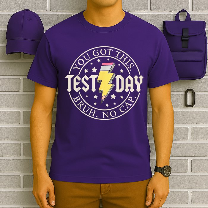 Staar State Testing Day Motivation You Got This Bruh No Cap T-Shirt