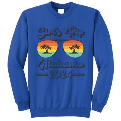 Summer Sunglasses Trip 2024 Alabama Beach Gift Tall Sweatshirt