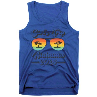 Summer Sunglasses Trip 2024 Alabama Beach Gift Tank Top