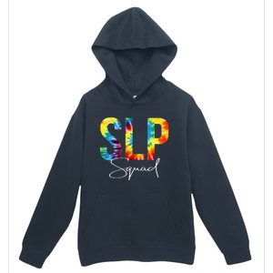 SLP Squad Tie Dye Appreciation Day Hello Back To School Urban Pullover Hoodie