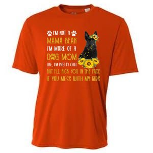 Sunflower Scottish Terrier Mom Mothers Day Dog Mom Gift Cooling Performance Crew T-Shirt